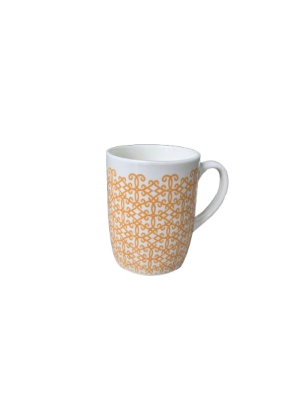 💥Free w/Purchase Starbucks 2014 Coffee Mug Cup with Orange Pattern